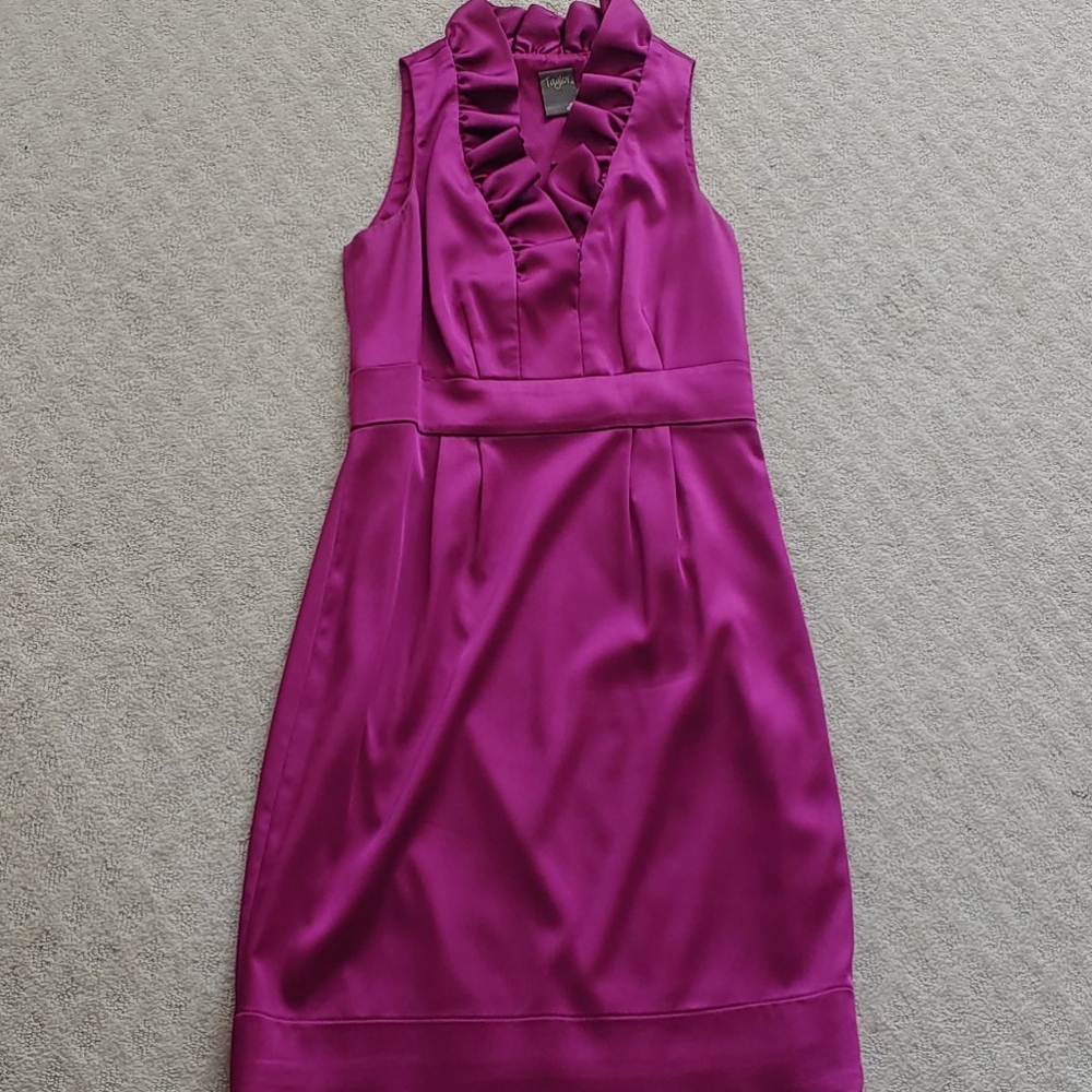 Magenta cocktail dress